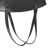 LOUIS VUITTON Tote Bag Sling bag Epi Sanjack Shopping Epi Leather M52262 black Women Used Authentic