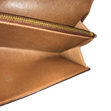 LOUIS VUITTON Long Wallet Purse Old model Portomone Credit Monogram canvas M61723 Brown Women(Unisex) Used Authentic
