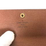 LOUIS VUITTON Long Wallet Purse Old model Portomone Credit Monogram canvas M61723 Brown Women(Unisex) Used Authentic