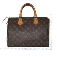 LOUIS VUITTON Handbag Mini Boston Duffel bag Speedy 30 Monogram canvas M41526 Brown Women Used Authentic