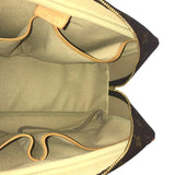 LOUIS VUITTON Handbag Tote Bag Deauville Monogram canvas M47270 Brown Women Used 1032-11OK 100% authentic @