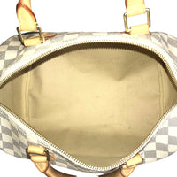 LOUIS VUITTON Handbag Mini Boston Duffel bag Speedy 30 Damier Azur Canvas N41533 white Women(Unisex) Used Authentic