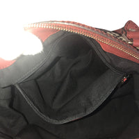 GUCCI Handbag Tote Bag Sukey GG canvas 247902 wine red black Women Used Authentic