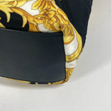 VERSACE Tote Bag Shoulder Bag Shoulder Bag Medusa Baroque Nylon / leather yellow Women Used Authentic