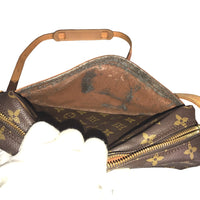 LOUIS VUITTON Shoulder Bag Sling bag Genefille 25 Monogram canvas M51226 Brown Women Used Authentic