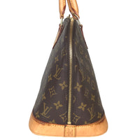 LOUIS VUITTON Handbag Tote Bag Alma Monogram canvas M51130 Brown Women Used Authentic