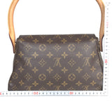 LOUIS VUITTON Shoulder Bag Sling bag Mini Looping Monogram canvas M51147 Brown Women Used Authentic