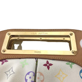 LOUIS VUITTON Handbag Gold Chain one belt Judy MM Monogram multicolor M40255 white Women Used 1055-9E 100% authentic