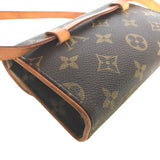 LOUIS VUITTON Waist bag Cross body Pochette Florentine Monogram canvas M51855 Brown Women Used Authentic