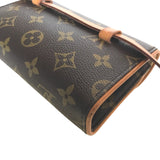 LOUIS VUITTON Waist bag Cross body Pochette Florentine Monogram canvas M51855 Brown Women Used Authentic