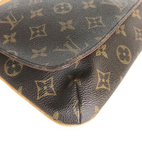 LOUIS VUITTON Shoulder Bag Sling bag Musette tango short Monogram canvas M51257 Brown Women(Unisex) Used Authentic