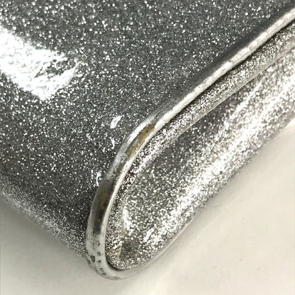 Christian Louboutin Clutch bag 1145132 PVC Silver Glitter Riviera Women Used Authentic