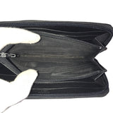 PRADA Long Wallet Purse Round zip Nylon 1M506 black mens(Unisex) Used Authentic