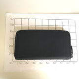 PRADA Long Wallet Purse Round zip Nylon 1M506 black mens(Unisex) Used Authentic