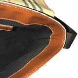 BURBERRY Shoulder Bag Sling bag Nova Check Shadow Horse PVC coated canvas T 03 2 Beige brown Women(Unisex) Used Authentic
