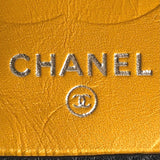 CHANEL Long Wallet Purse Cambon line lambskin black Women(Unisex) Used Authentic