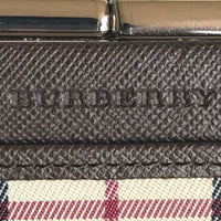 BURBERRY Long Wallet Purse Nova Check canvas Beige brown Women(Unisex) Used Authentic