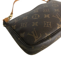 LOUIS VUITTON Pouch Handbag Mini Pochette Accessoires Monogram canvas M58009 Brown Women Used Authentic