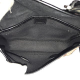 BURBERRY Shoulder Bag Sling bag Nova Check PVC coated canvas T 04 02 Beige black Women Used Authentic