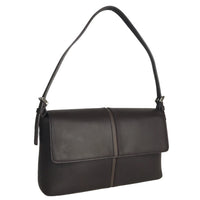 BURBERRY Handbag Sling bag Nova Check leather Brown Women Used Authentic