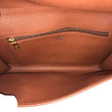 LOUIS VUITTON Clutch bag Shoulder Bag Bordeaux Monogram canvas M51797 Brown Women Used Authentic