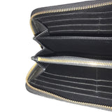 PRADA Long Wallet Purse Round zip Safiano leather 1ML506 black Women(Unisex) Used Authentic