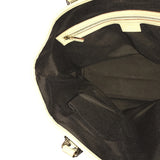 GUCCI Tote Bag Handbag GG canvas 137396 467891 Beige white Women Used Authentic