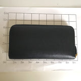PRADA Long Wallet Purse Round zip Safiano leather black mens(Unisex) Used Authentic