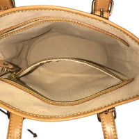 Louis Vuitton Einkaufstasche Schlinge Bag Eimer PM Monogramm Leinwand M42238 Braune Frauen verwendet authentisch