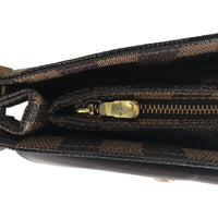 Louis Vuitton Shoulder Bag Bag Aubagne Damier Canvas N51129 Brown Women usó auténtico