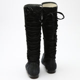 ANTEPRIMA boots Knee-high boots ANTEPRIMA Lace up black Women Used Authentic