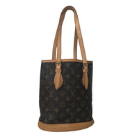 Louis Vuitton Tote Sac Handsbag Backet PM Monogram Canvas M422238 Brown Femmes utilisés authentiques
