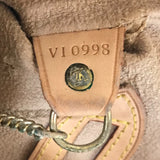 Louis Vuitton Tote Bag Bag Bag Bocket PM Monogram Canvas M42238 Brown Women Usada Auténtica