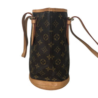 Secchio per borsetta della borsa Louis Vuitton PM Monogram Canvas M42238 Donne marroni usate autentiche
