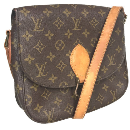 LOUIS VUITTON Shoulder Bag M51242 Monogram canvas Brown Sling bag Saint-Cloud