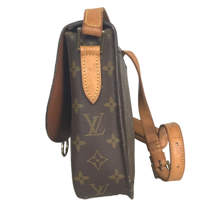 LOUIS VUITTON Shoulder Bag M51242 Monogram canvas Brown Sling bag Saint-Cloud