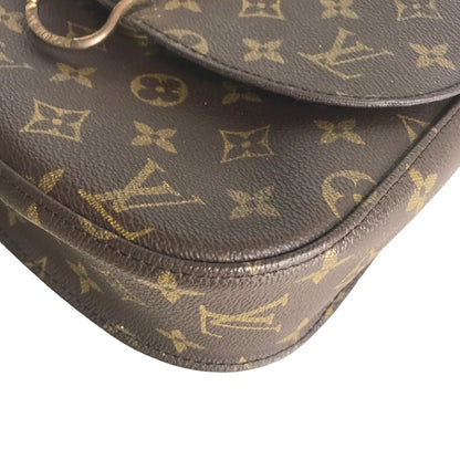 LOUIS VUITTON Shoulder Bag M51242 Monogram canvas Brown Sling bag Saint-Cloud