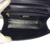 FENDI Handbag pasta leather black Women Used Authentic