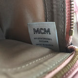 MCM Long Wallet Purse Vicetos leather MYL6SVC69IG001 pink beige Women Used Authentic