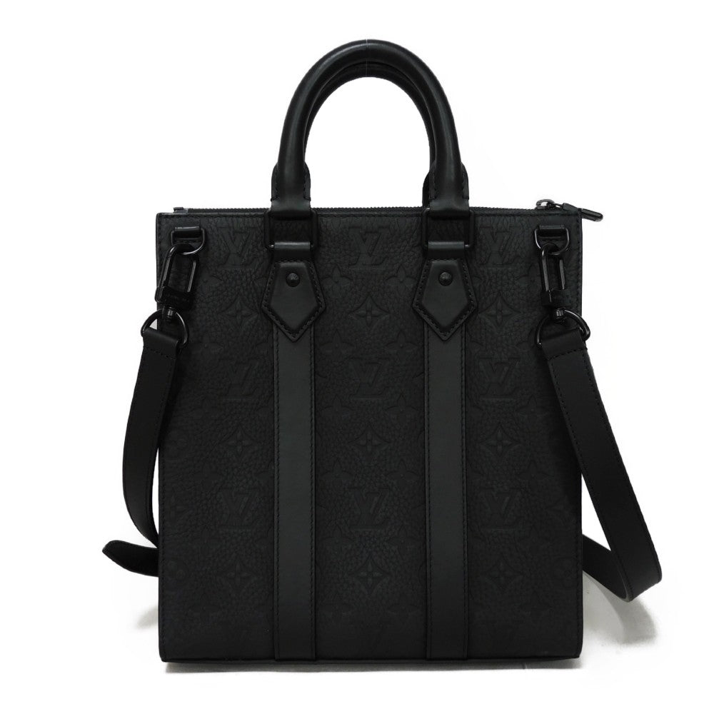 LOUIS VUITTON Tote Bag M21884 Taurillon Clemence leather (monogram embossed) Noir Monogram Taurillon Clemence Sac Plat Cross