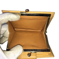 CELINE Bifold Wallet Compact wallet Macadam Pattern canvas M15/2 Brown beige Women Used 1113-11E 100% authentic