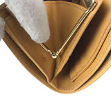 CELINE Bifold Wallet Compact wallet Macadam Pattern canvas M15/2 Brown beige Women Used 1113-11E 100% authentic