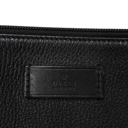 GUCCI Shoulder Bag 257301 Calf leather (embossed) black GG Shima Messenger bag