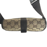 GUCCI Waist bag Cross body GG canvas 131236 200047 Brown Women Used Authentic