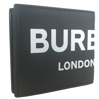 BURBERRY Bifold Wallet MDTITSIC70CHI leather black mens(Unisex) Used Authentic