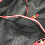 BURBERRY Tote Bag Handbag Nova Check canvas 3939898 Red Women Used Authentic