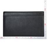 BURBERRY Clutch bag business bag leather KM 5047 09 black mens Used Authentic