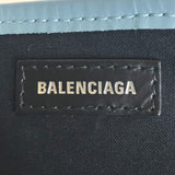 BALENCIAGA Tote Bag Handbag cotton 339933 4790 S 002123 sky blue Women Used Authentic