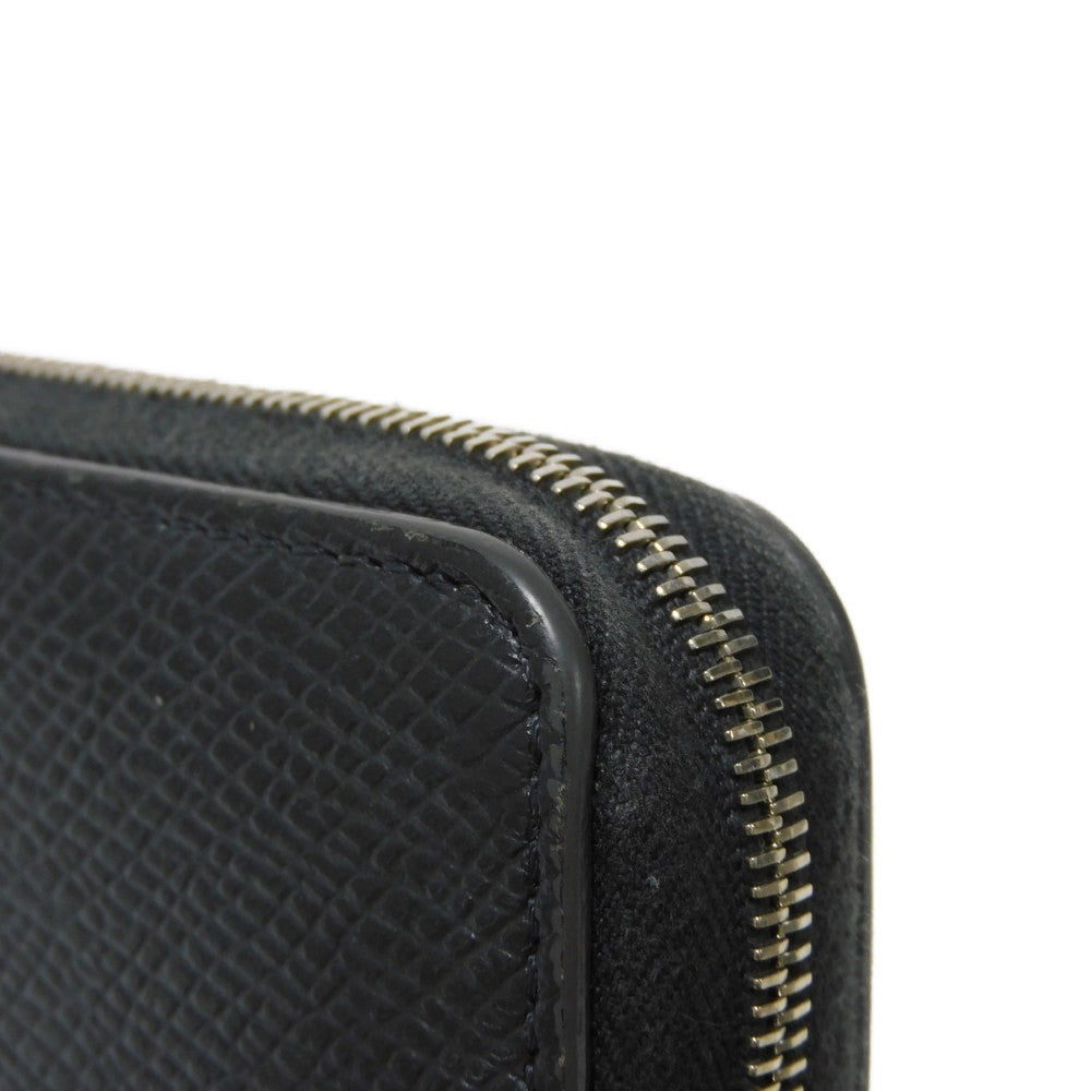 CELINE Coin case 10B66 Grained calfskin (embossed) Dark gray New logo Compact zipped wallet