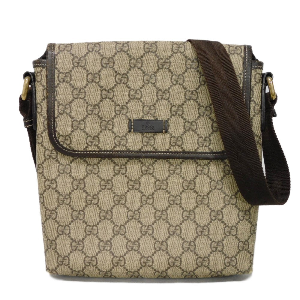 GUCCI Shoulder Bag 223666 GG Plus Canvas (PVC-coated) x Canvas beige GG plus Mini messenger bag